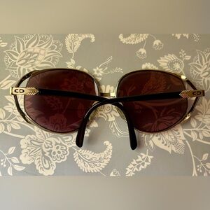 Christian Dior vintage oversized sunglasses with reading glasses bifocal